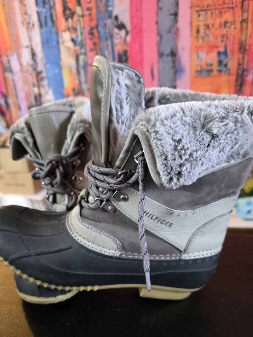 Tommy Hilfiger Rusteen Lace Up Duck Boot